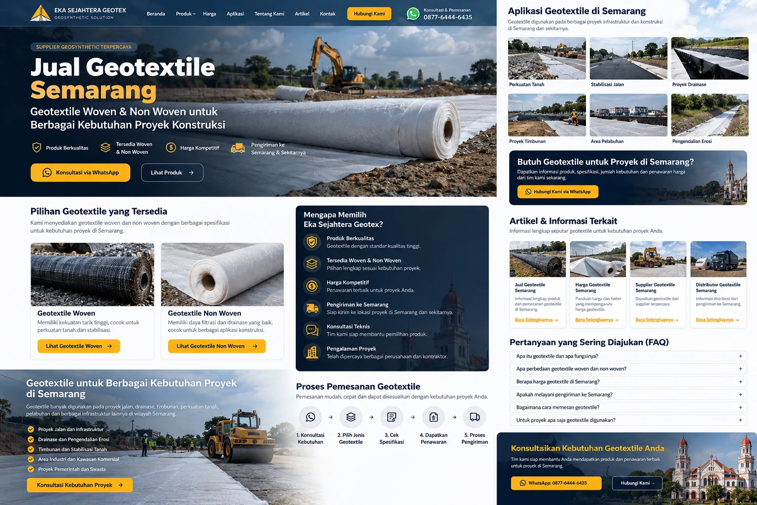 Geotextile non woven